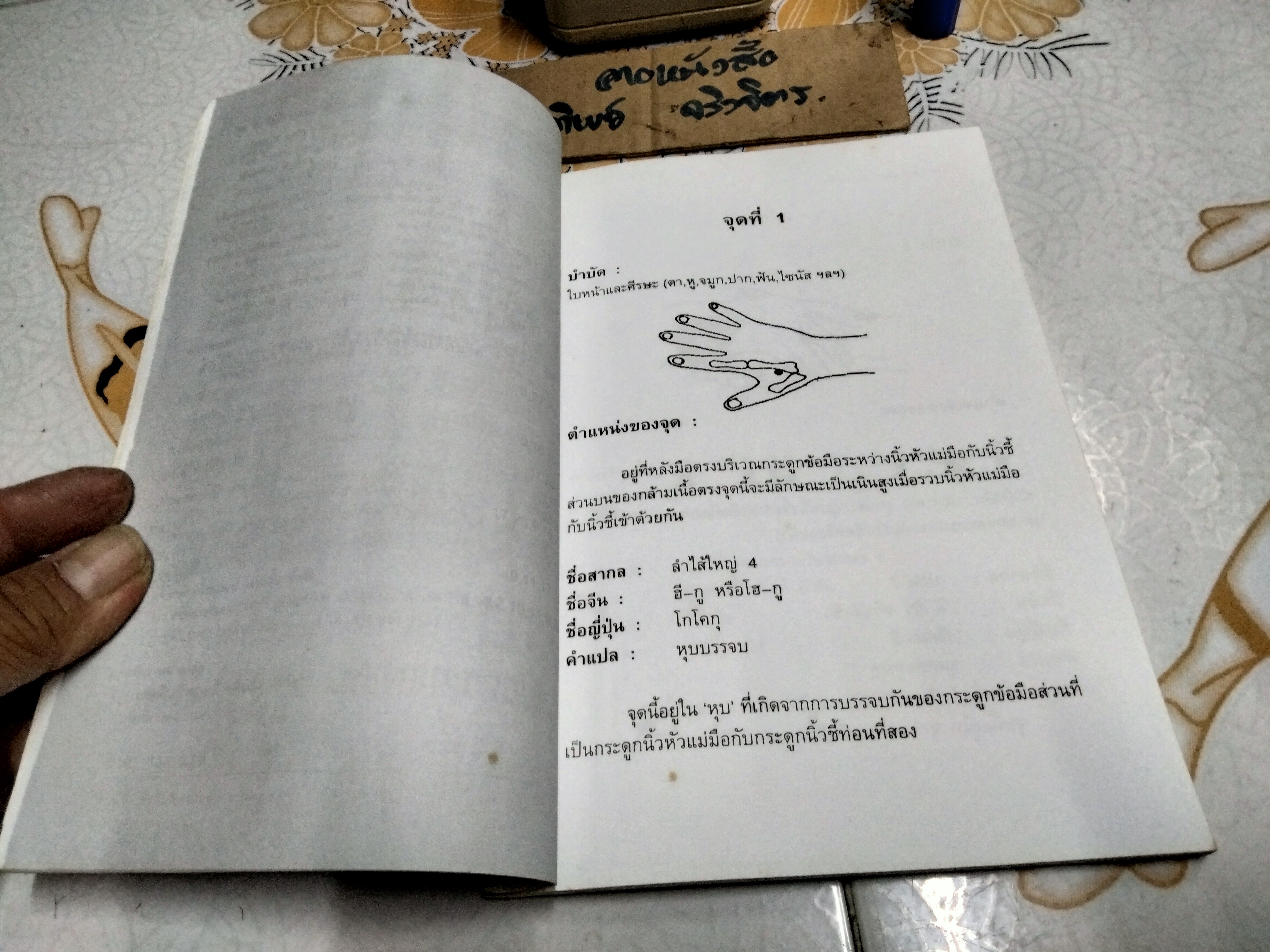 ฝังเข็มด้วยปลายนิ้ว - ศักดิ์ บวร เรียบเรียง **สินค้าหมด**