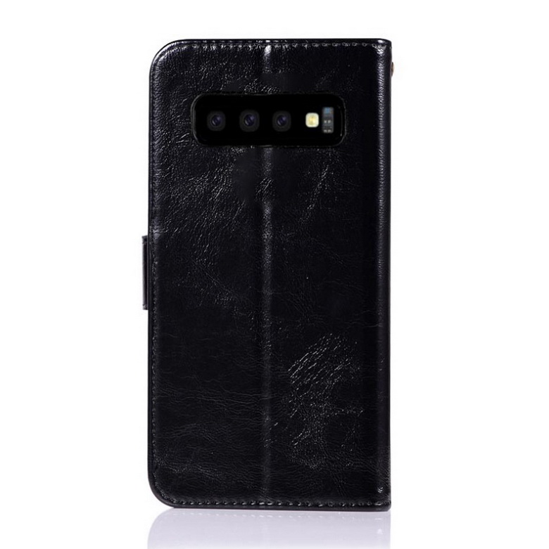เคส Samsung Galaxy S10+ #เคสฝาพับพรีเมี่ยมแบบกระเป๋าสตางค์ หนัง PU Vintage