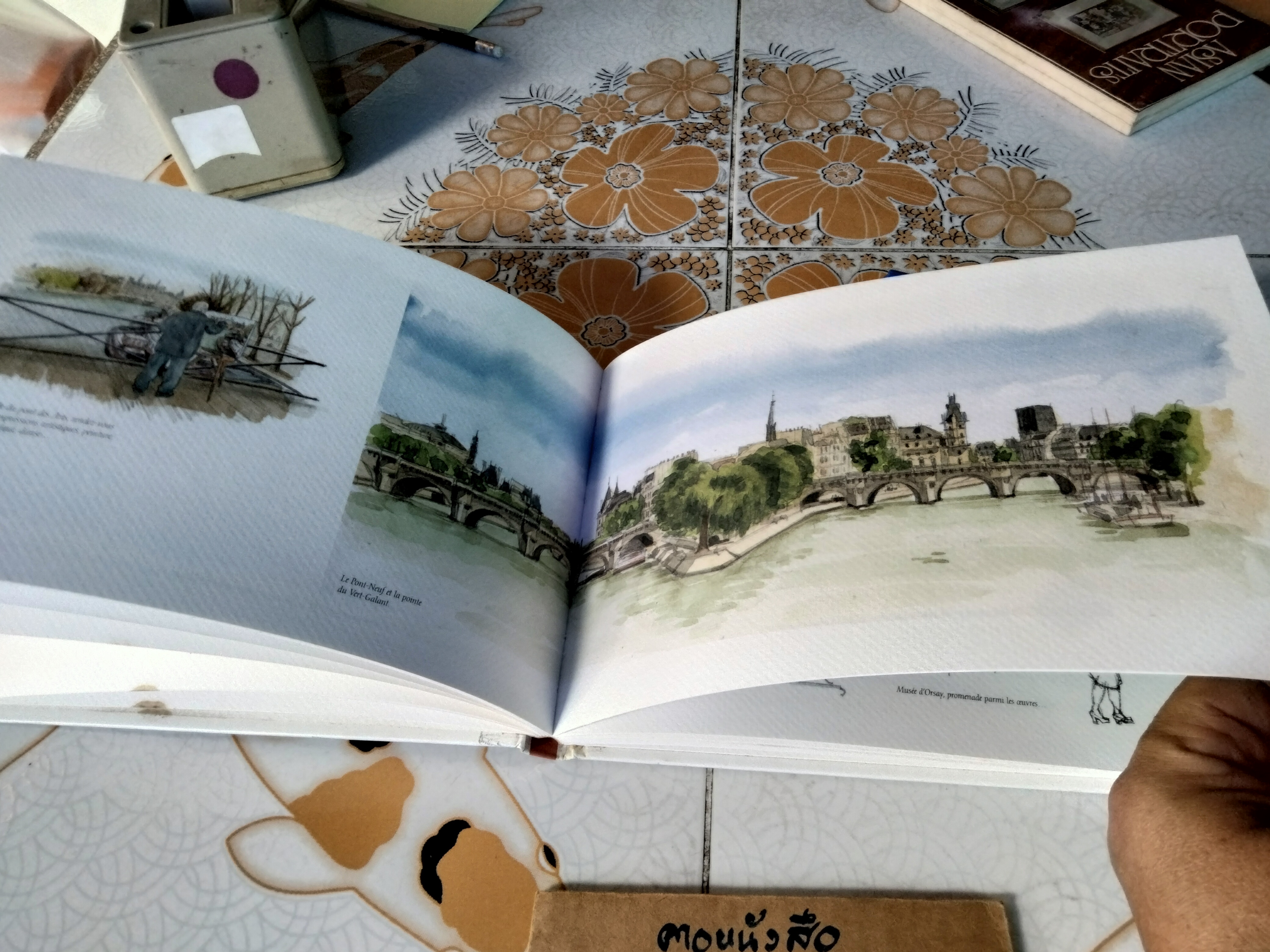 PARIS EN SEINE โดย Patrick Cauvin และ Francoise Baume - ปกแข็ง