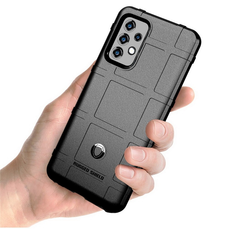 เคส Samsung Galaxy A32 4G #เคสฝาหลัง Rugged Shield Series Soft Silicone Shock Absorption Matte กันกระแทก