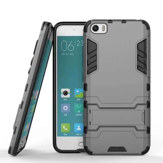 Case Xiaomi Mi 5 เคสไฮบริดกันกระแทกมีขาตั้ง Kickstan PC เคสแข็งแรงทันสมัย