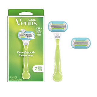 Gillette® Venus Extra Smooth 5 Blades 1 Razor ยิลเลตต์วีนัส ชุดมีดโกน สำหรับผู้หญิง