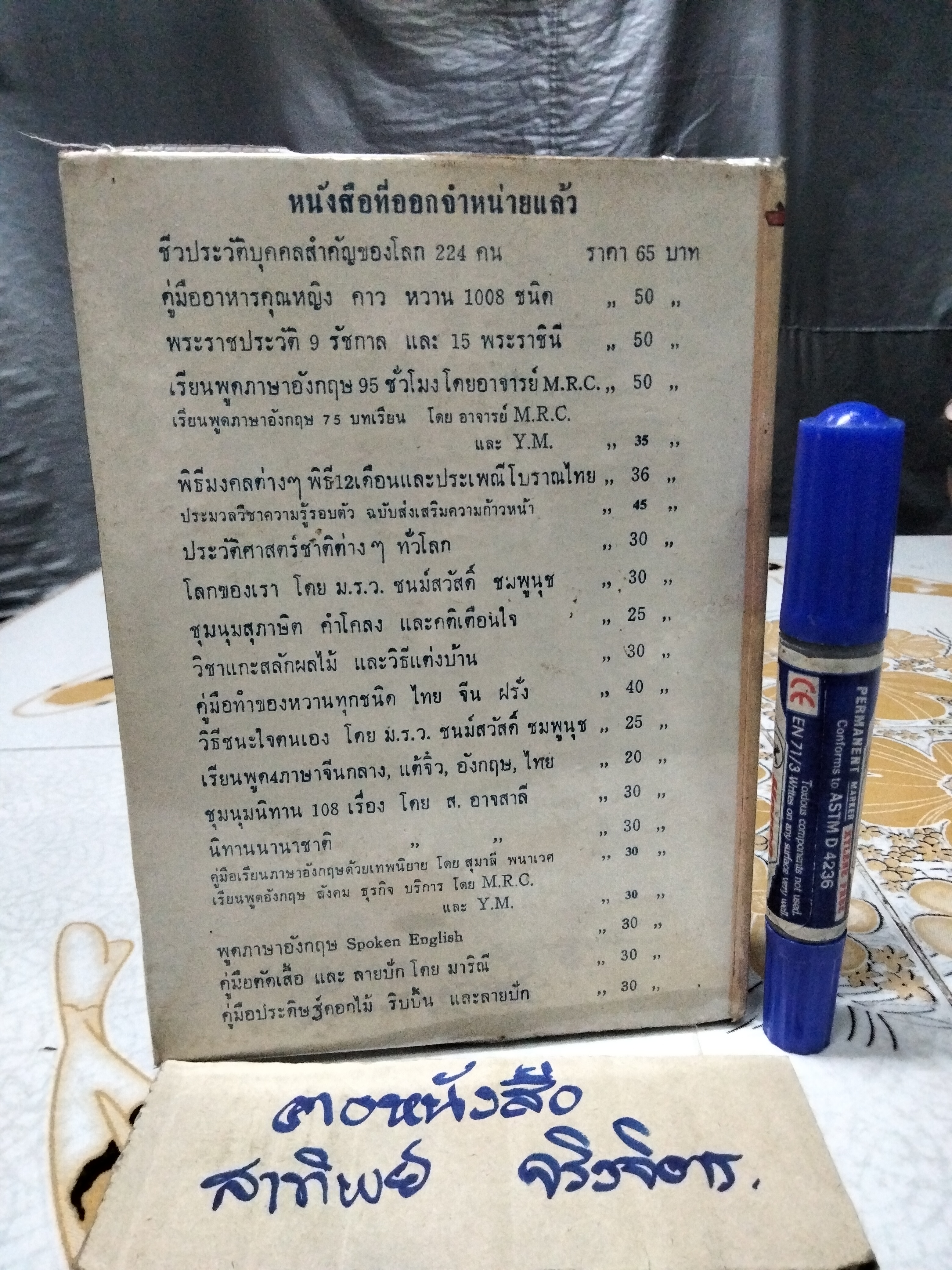 สุภาษิต คำพังเพย และคติเตือนใจ โดย ม.ร.ว. ชนม์สวัสดิ์ ชมพูนุท สนพ.พิทยาคาร จัดพิมพ์ พ.ศ.2528
