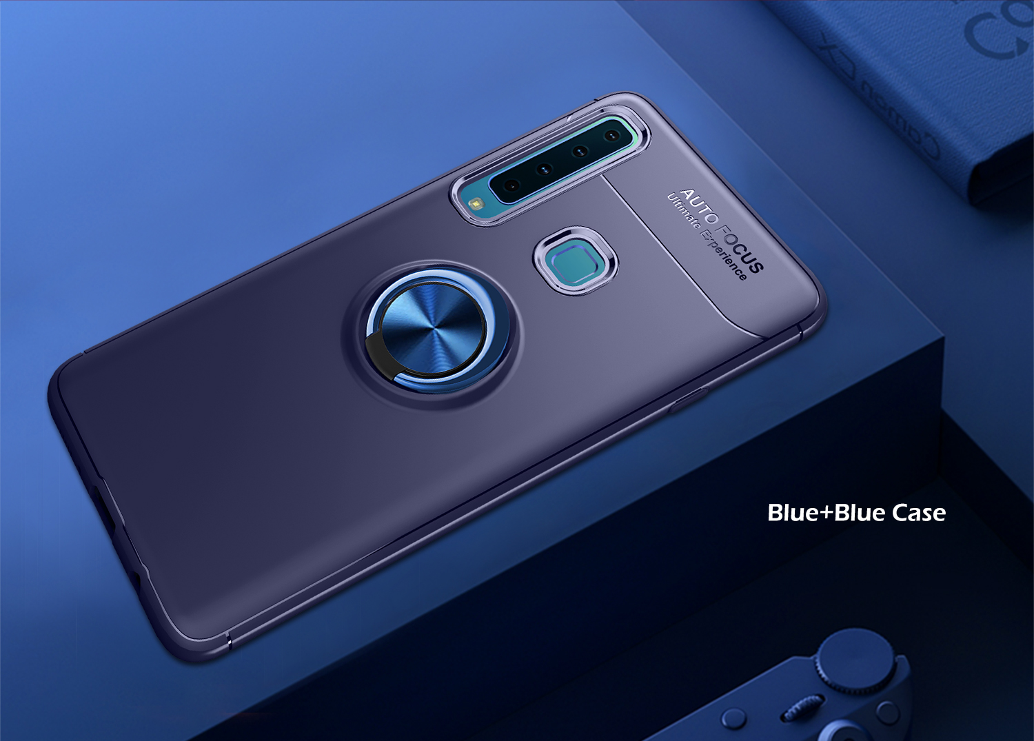 Case Samsung Galaxy A9 (2018) TPU #เคสฝาหลังมีแหวนสวมนิ้ว Finger Ring Kickstand (Built-in แผ่นโลหะ)