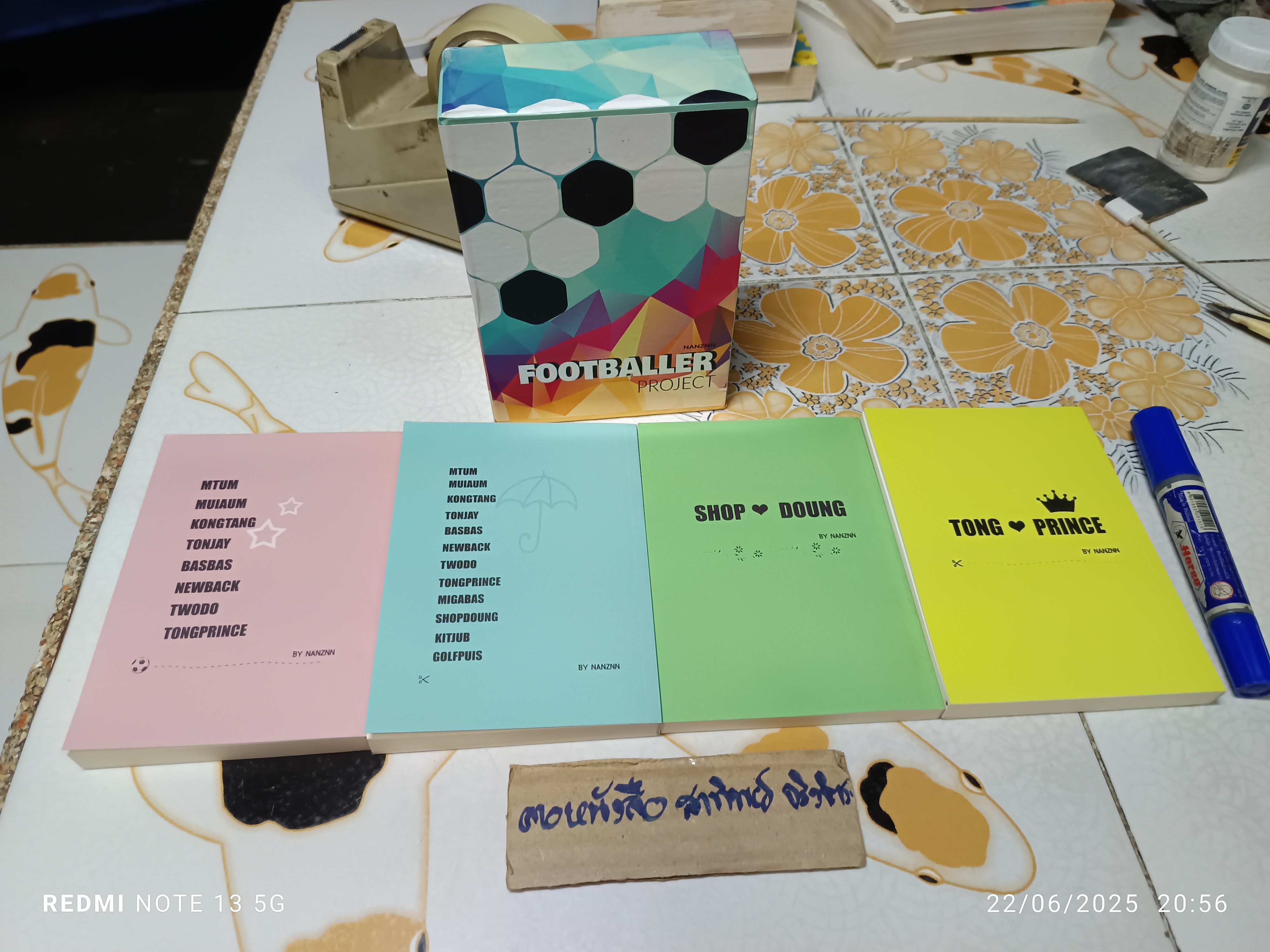 Footballer Project (box set) by Nanznn #นิยายวาย