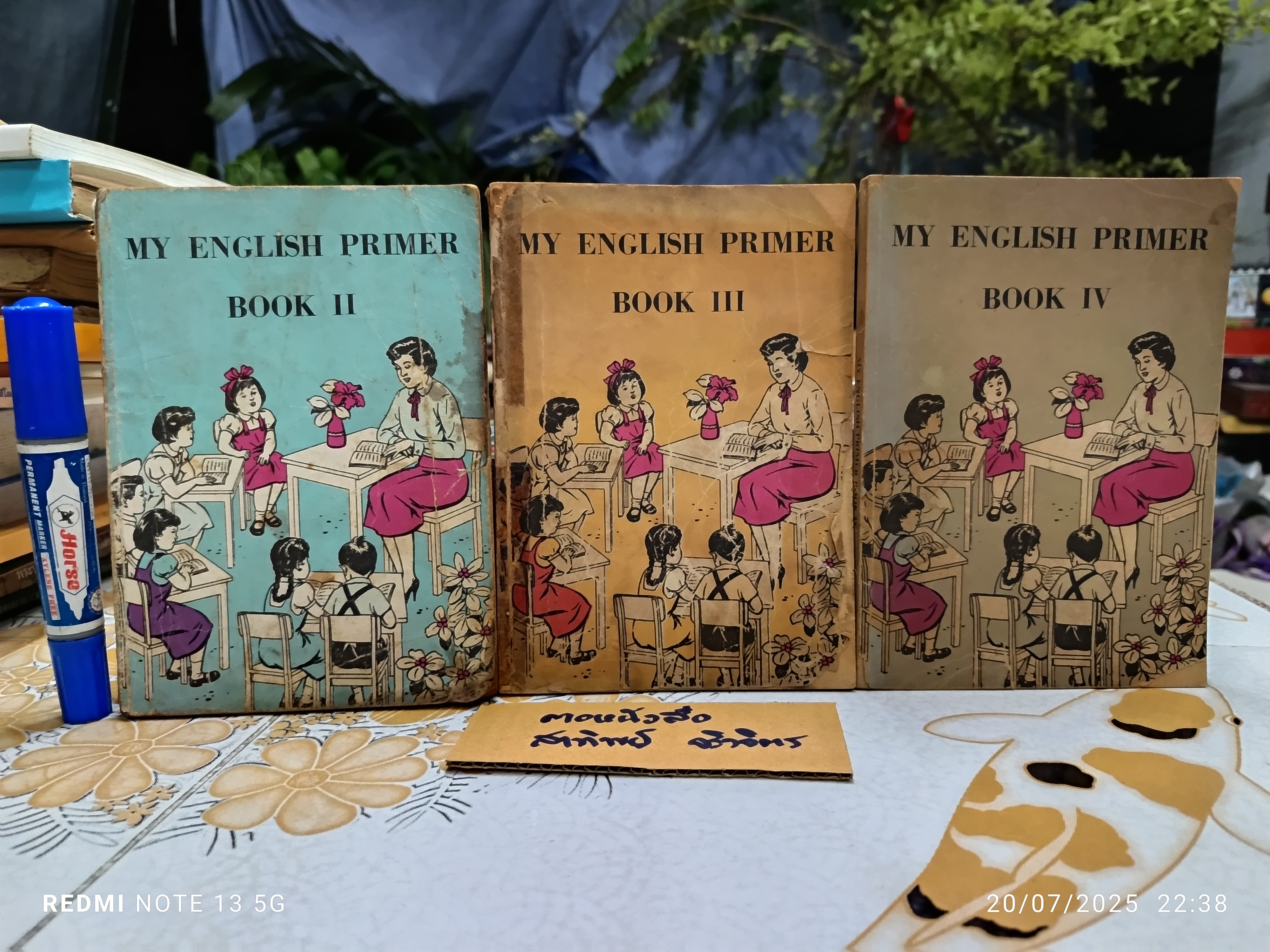ขายรวม 3 เล่ม (ไม่แยก) MY ENGLISH PRIMER BOOK 2,3,4 โดย B. G. S. G. สำนักพิมพ์ ไทยวัฒนาพานิช **สินค้าหมด**