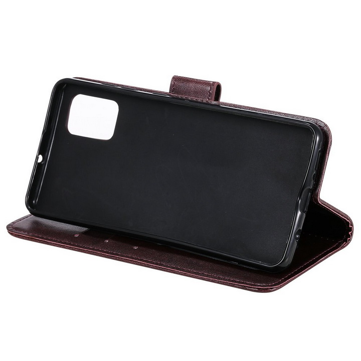 Case Samsung Galaxy S10 Lite #เคสฝาพับหนัง PU ปั้มลาย Imprint Mandala Flower