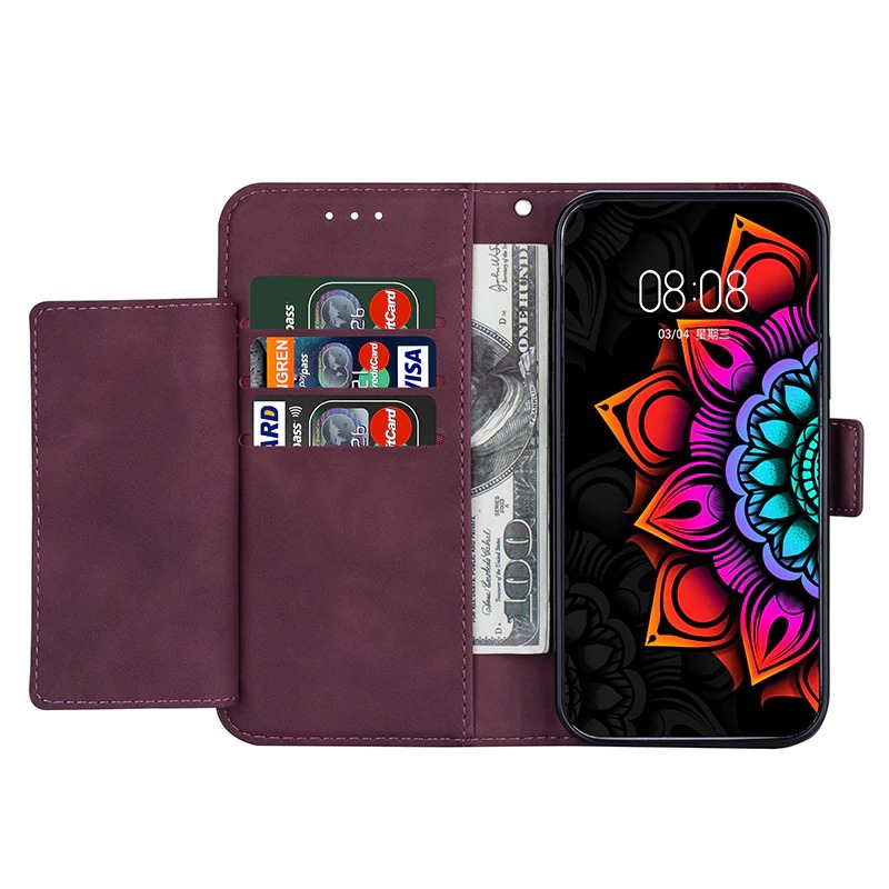 เคส Samsung Galaxy S20 FE / S20 FE 5G #เคสฝาพับหนัง PU แบบกระเป๋าสตางค์พิมพ์ลาย