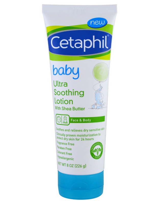 (Pre Order) Cetaphil® Baby, Ultra Soothing Lotion With Shea Butter 226g ใช้ทาใบหน้าและร่างกาย แนะนำโดยแพทย์ผิวหนังและกุมารแพทย์ ผู้เชี่ยวชาญด้านการดูแลผิวที่บอบบาง
