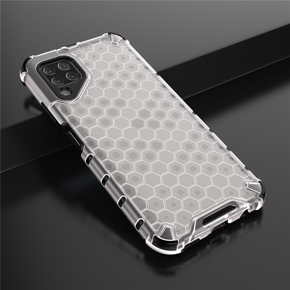 Case Huawei nova 7i #เคสฝาหลังกันกระแทก Honeycomb Shock Absorber TPU + PC + Silicone Hybrid