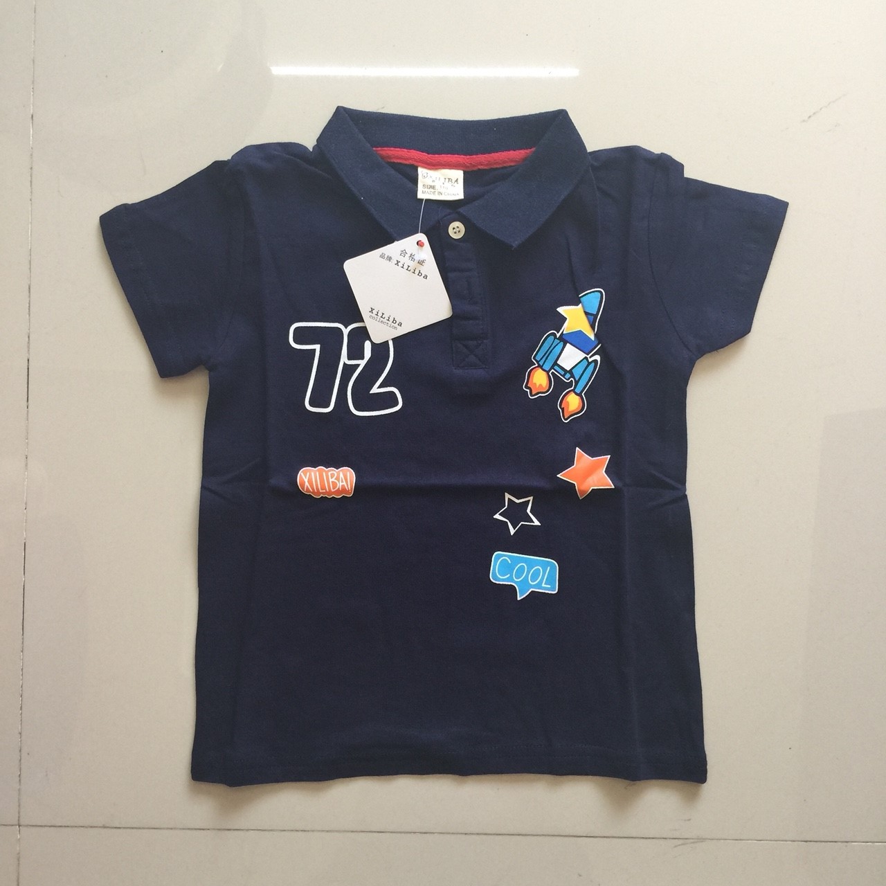 เสื้อยืดคอปก สำหรับเด็ก