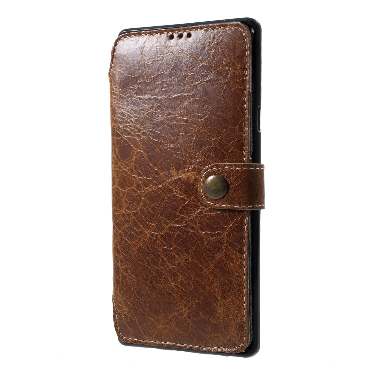 เคส Samsung Galaxy Note 9 #เคสฝาพับแบบกระเป๋าสตางค์หนังแท้ Genuine Leather Wallet