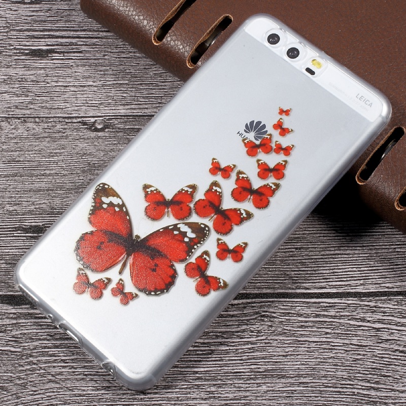 เคส Huawei P10 Plus #เคสฝาหลังแบบ TPU ใสพิมพ์ลายทันสมัย