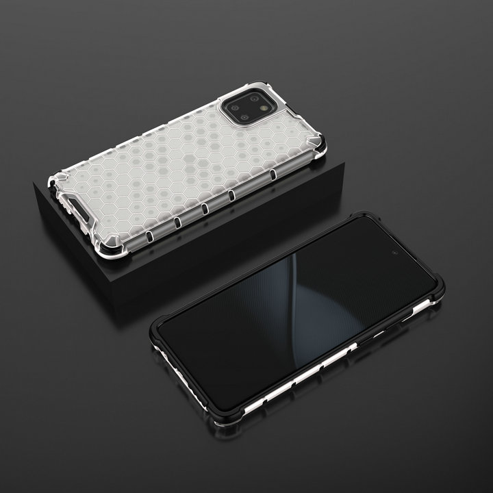 เคส Samsung Galaxy Note 10 Lite #เคสฝาหลังกันกระแทก Honeycomb Shock Absorber TPU + PC + Silicone Hybrid