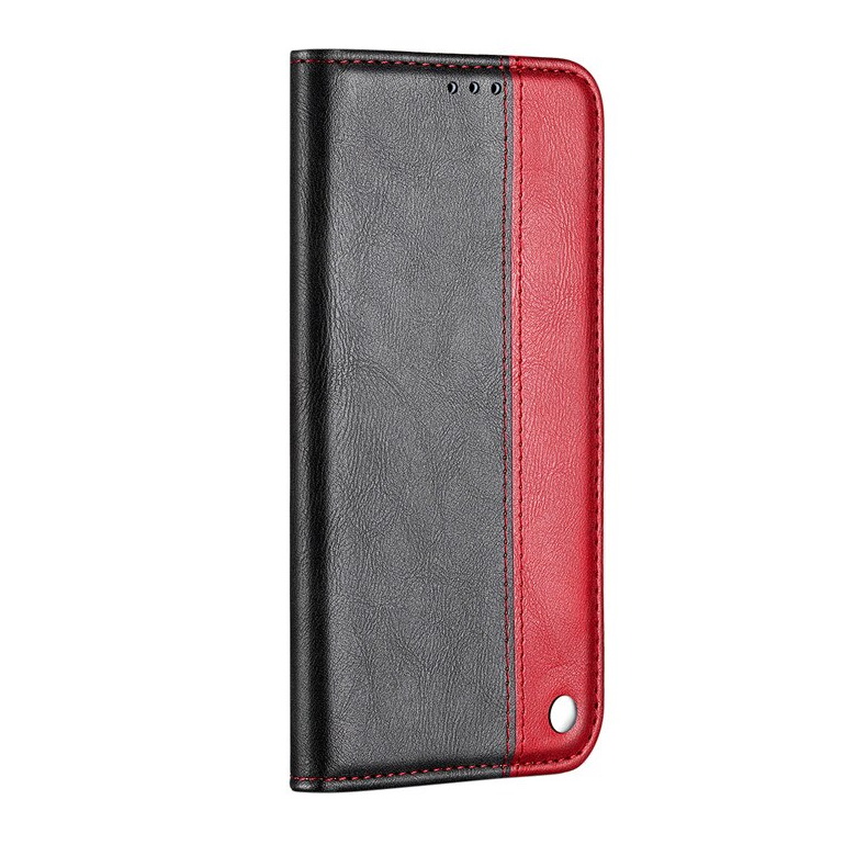 เคส Samsung Galaxy A71 #เคสฝาพับปกหนัง PU แบบกระเป๋าสตางค์สีทูโทน Retro PU Leather Card Slot Cover