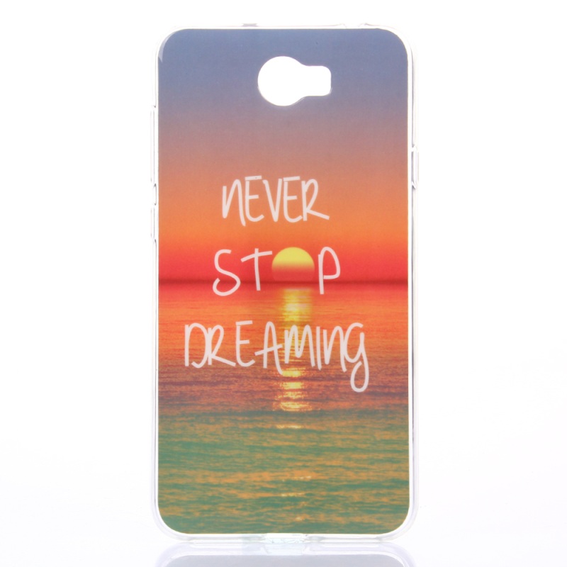 Case Huawei Y5II/Y5 เคสฝาหลัง TPU พิมพ์ลายรูปแบบที่ทันสมัย