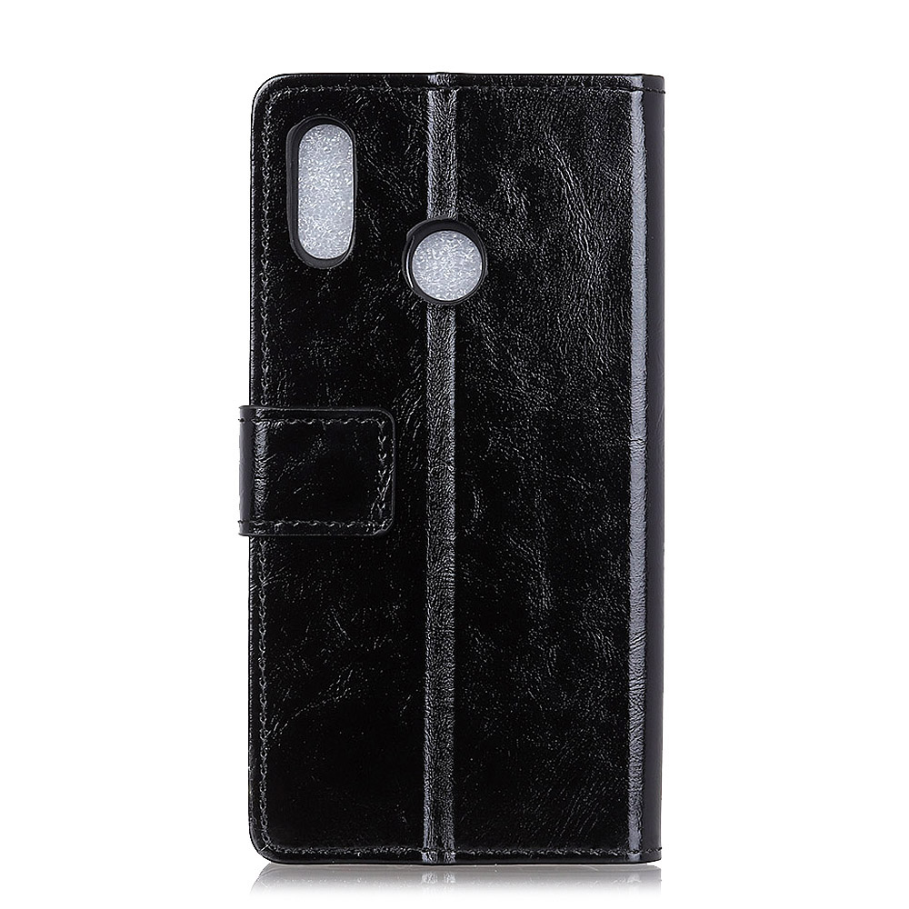 Case Asus Zenfone Max Pro (M1) #เคสฝาพับหนัง PU แบบกระเป๋าสตางค์ ผิวหนังม้า Crazy Horse PU Leather Wallet