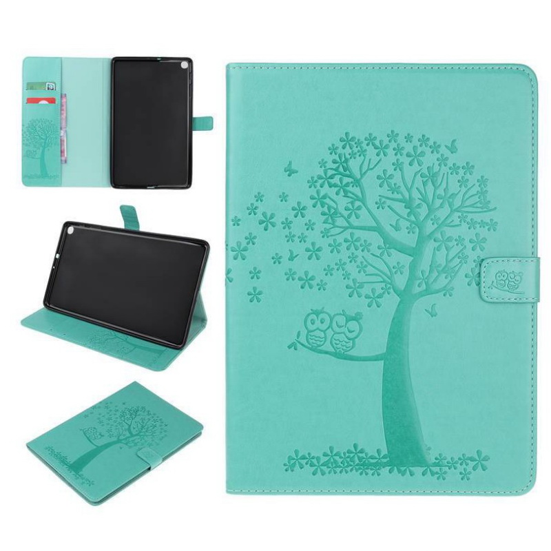 เคส Samsung Galaxy Tab S5e SM-T720 SM-T725 #เคสฝาพับหนัง PU พิมพ์ลาย Imprinted PU Leather Cover