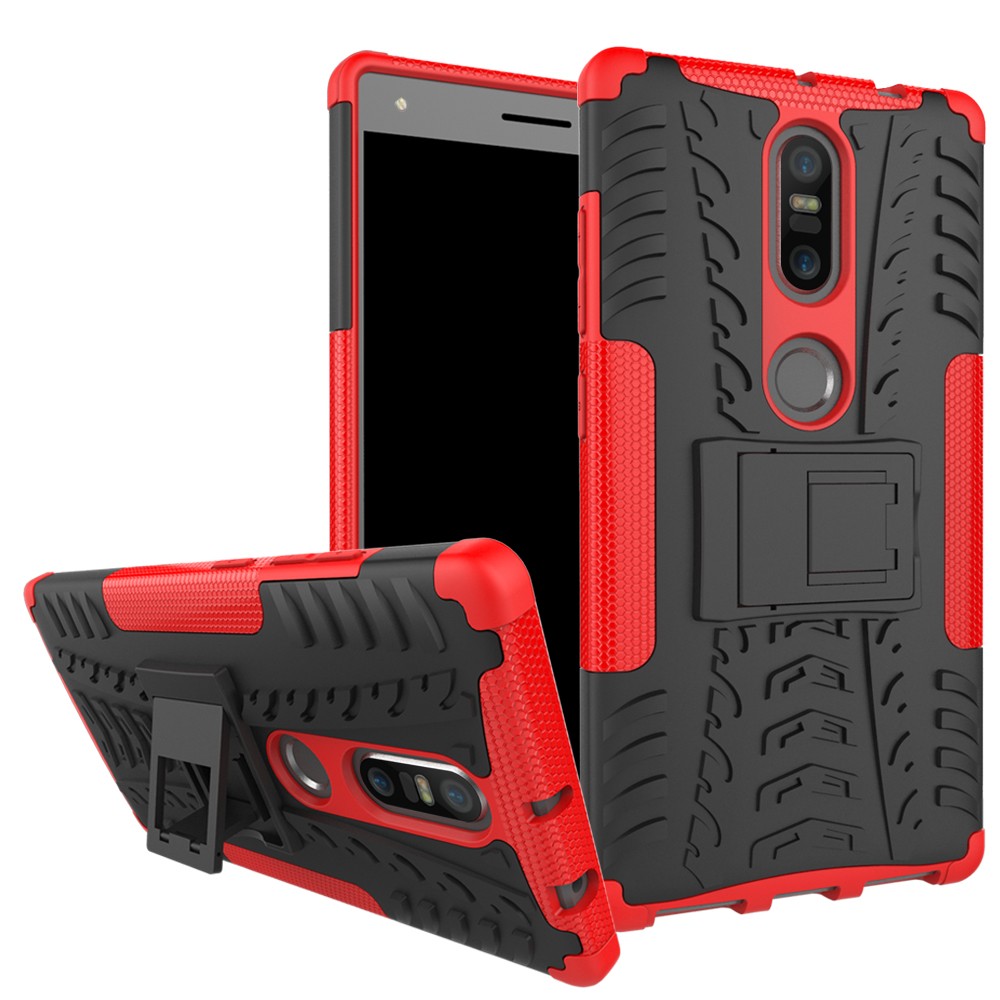 Case Lenovo Phab 2 Plus ฝาหลังกันกระแทก Kickstand PC + TPU Hybrid Mobile Shell