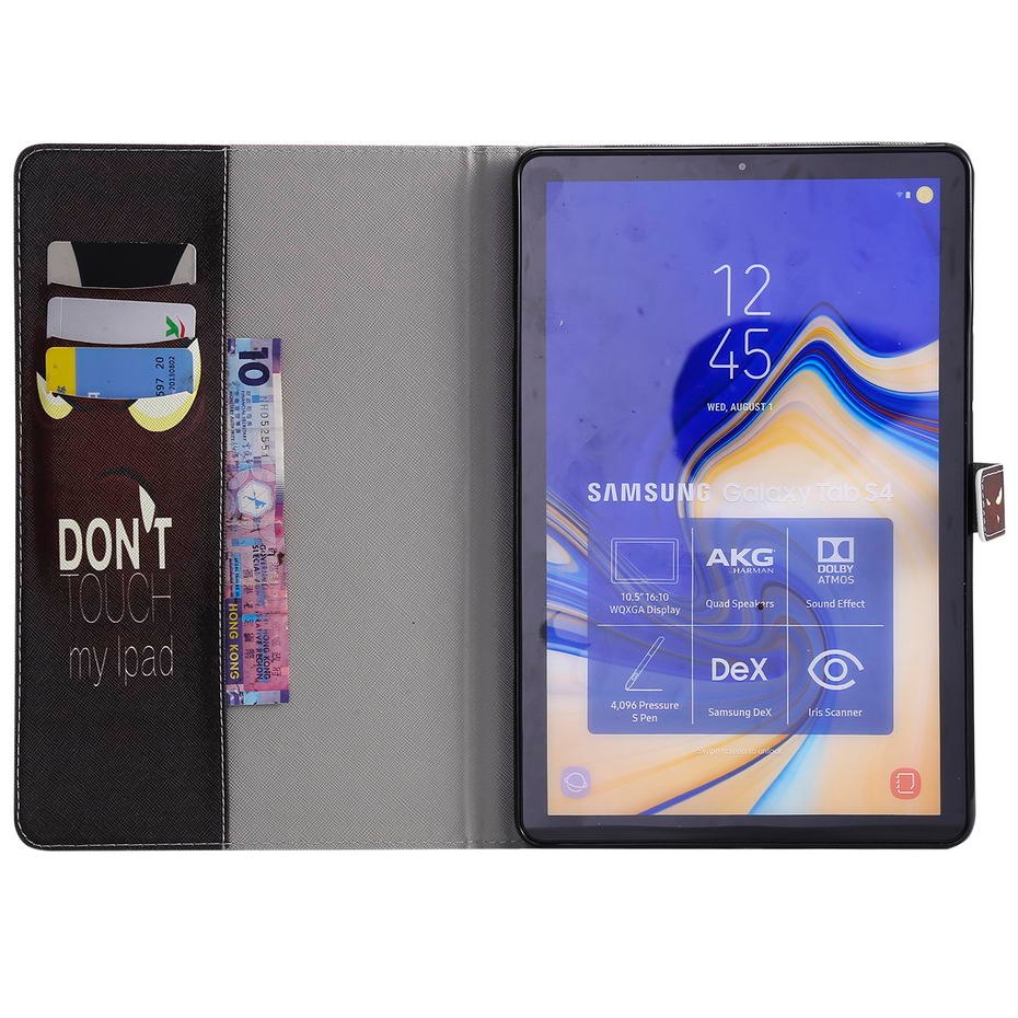Case Samsung Galaxy Tab S4 10.5 T830 / T835 / T837 #เคสฝาพับหนัง PU พิมพ์ลายสวยงามน่ารักๆ