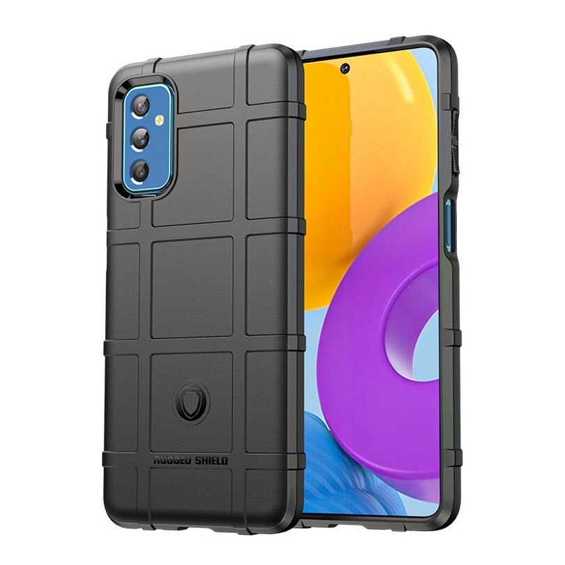 เคส Samsung Galaxy M52 5G#เคสฝาหลัง Rugged Shield Series Soft Silicone Shock Absorption Matte กันกระแทก