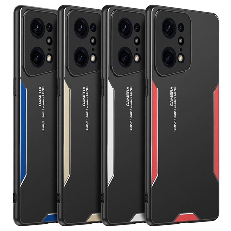 เคส oppo A78 5G #เคสฝาหลังไฮบริด Metal +TPU Shockproof metal back plate Phone Back Cover (สินค้าตัวอย่างสินค้าจริงตรงตามรุ่น)