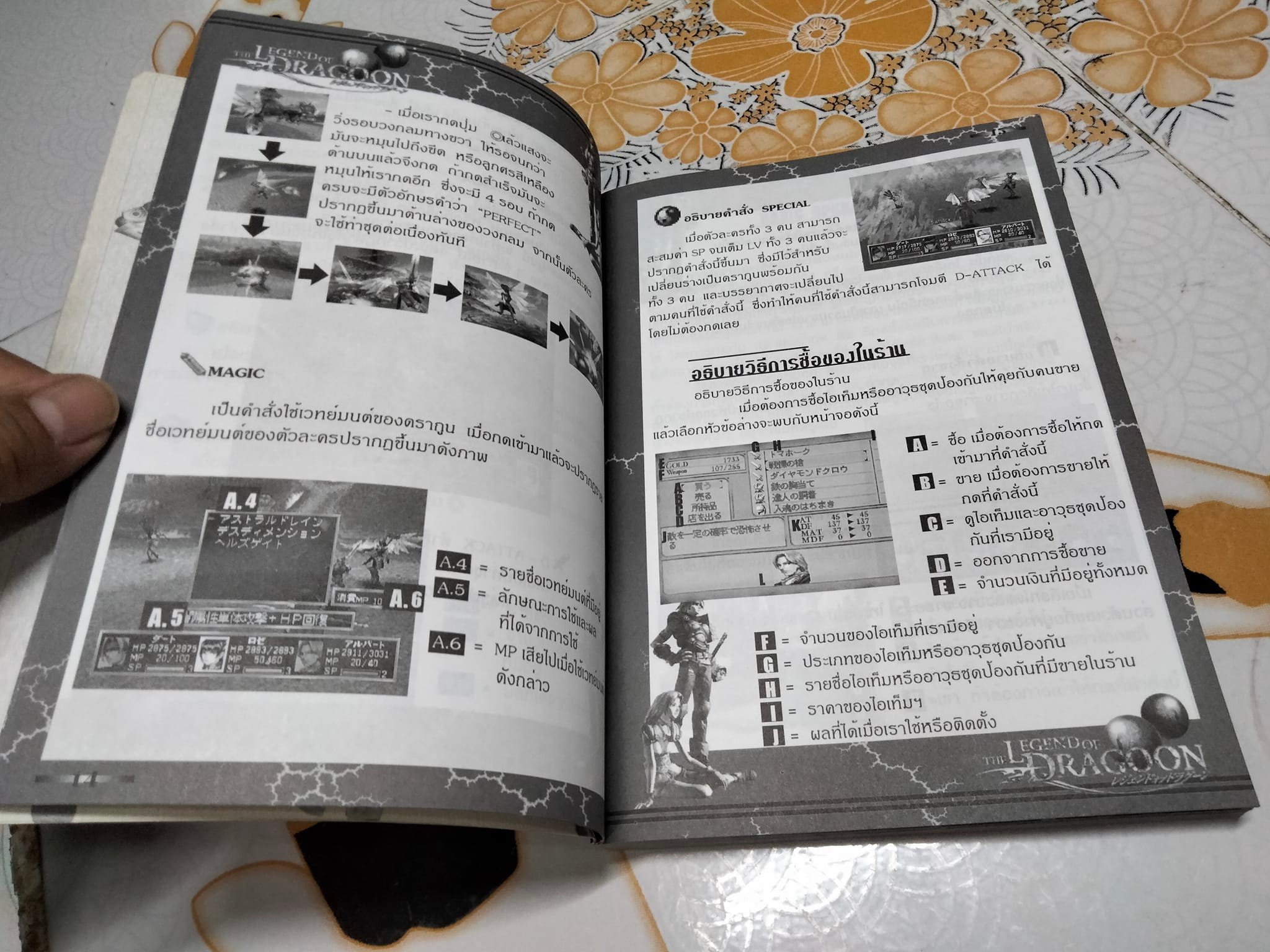 คู่มือเฉลยเกม THE LEGEND OF DRAGOON