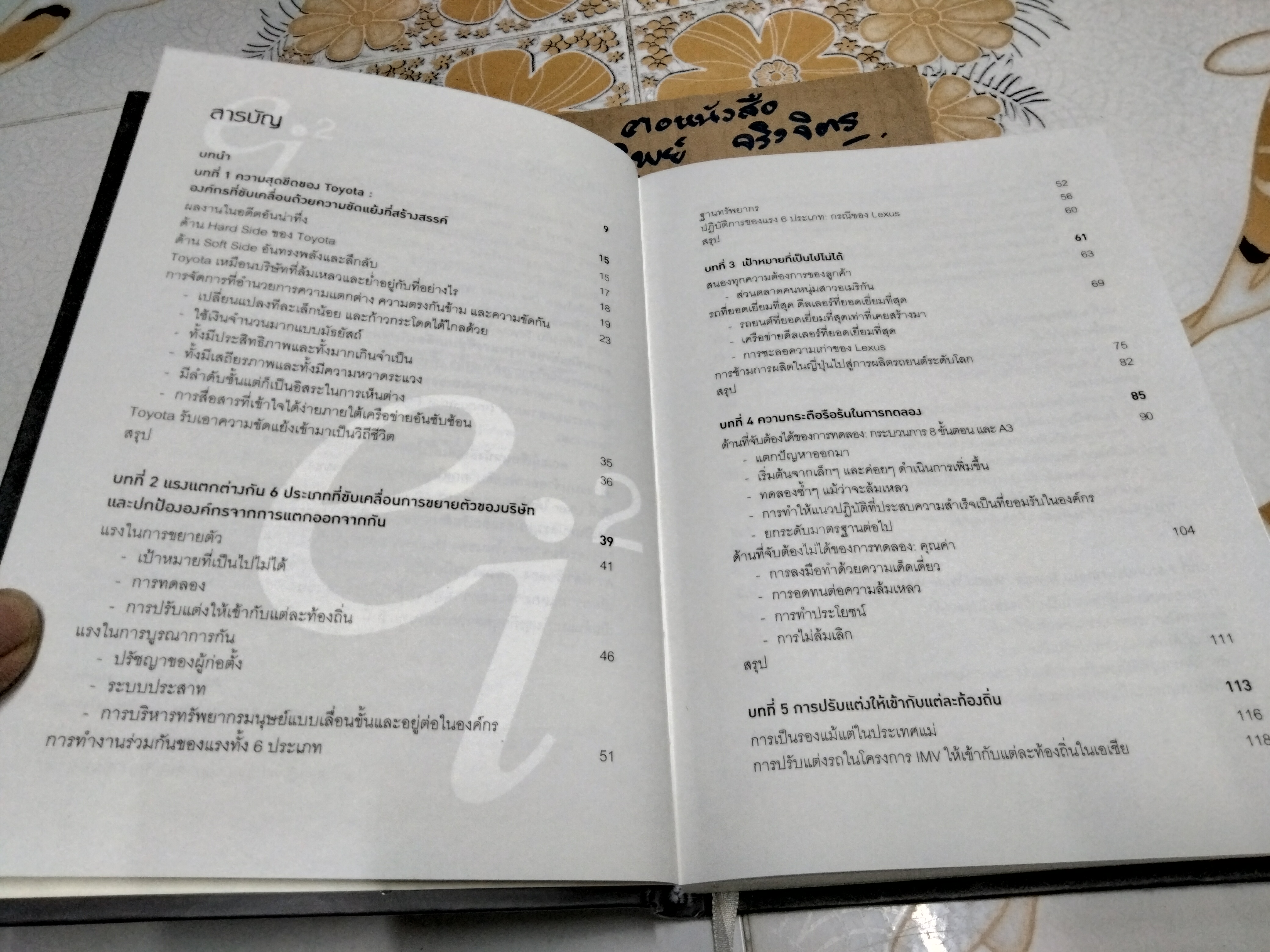 Extreme Toyota : ความขัดแย้งอย่างรุนแรงที่ขับเคลื่อนไปสู่ความสำเร็จแบบสุดขีด Emi Osono Norihiko Shimizu, Hirotaka Takeuchi เขียน ดร.วิทยา สุหฤทดำรง และ ศิริพงศ์ โพธลักษณ์ แปล