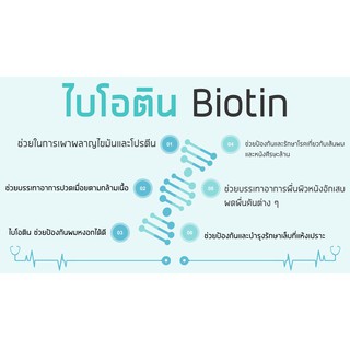 21st Century® Biotin 800 mcg 110 Tablets, 5000 mcg 110 Capsules,10000 mcg 120 Tablets ไบโอติน