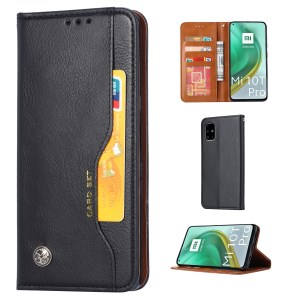 เคส Xiaomi Mi 10T Pro #เคสฝาพับแบบกระเป๋าสตางค์หนัง PU มีช่องเสียบบัตรคุณภาพดี