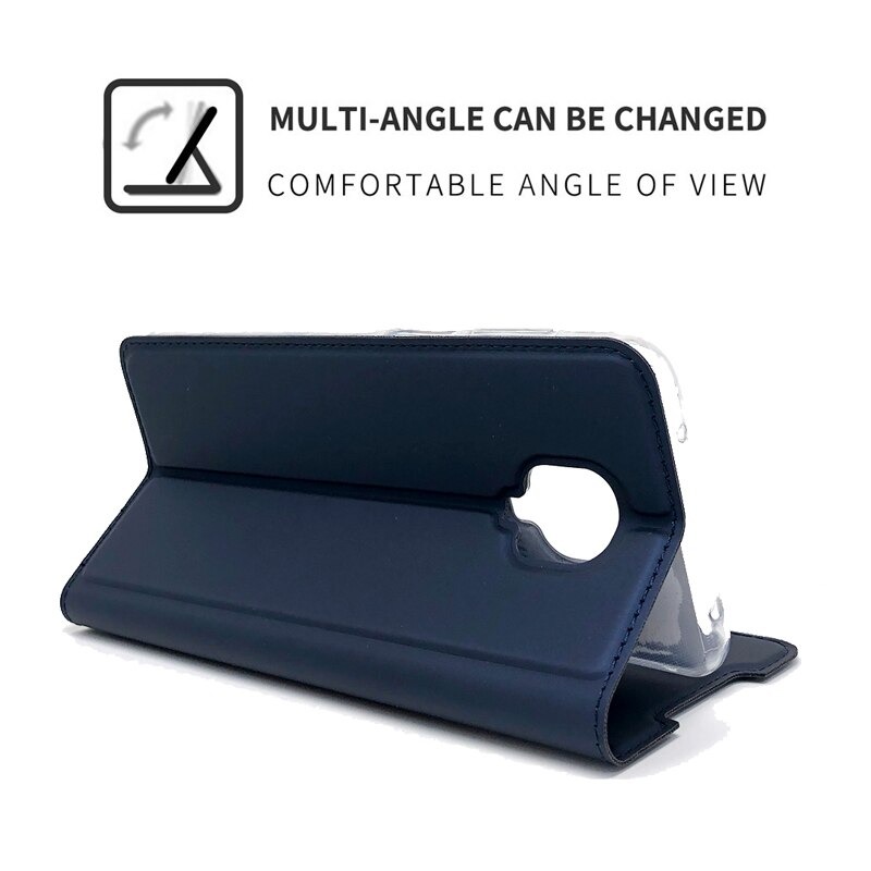 Case Redmi Note 9 Pro/Redmi Note 9S #เคสแบบฝาพับหนัง PU Magnetic Adsorption Stand Leather Card Holder