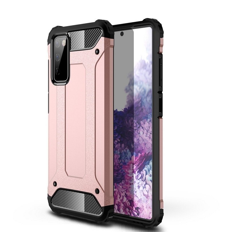 Case Samsung Galaxy S20 FE / S20 FE 5G #เคสฝาหลังเกราะป้องกัน ไฮบริด พลาสติก+TPU Heavy Duty Rugged Hybrid