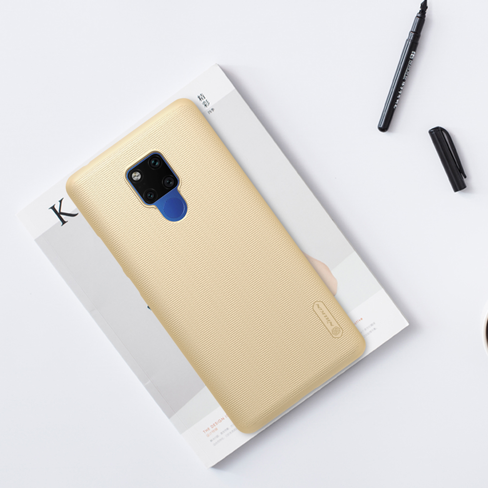 เคส Huawei Mate 20 X #เคสฝาหลังแข็ง NILLKIN แท้รุ่น Super Frosted Shield Hard Cover คุณภาพดี
