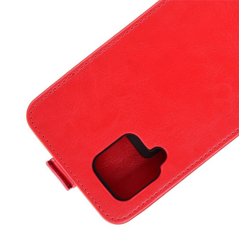 เคส Samsung Galaxy A42 5G #เคสฝาพับหนัง PU Crazy Horse แนวตั้ง พร้อมช่องเสียบการ์ด