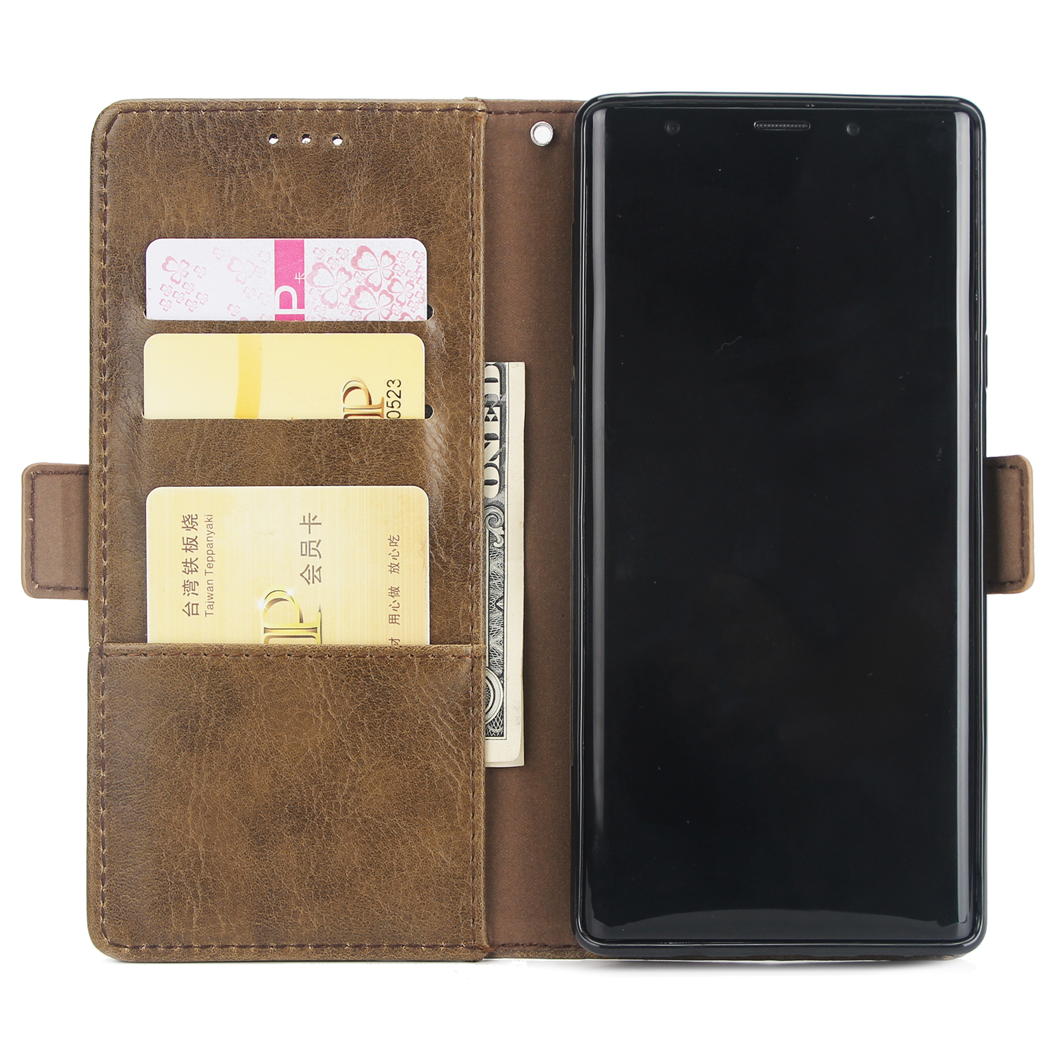 Case Samsung Galaxy Note 9 SM-N960 #เคสฝาพับสไตล์กระเป๋าสตางค์ Genuine Leather Wallet