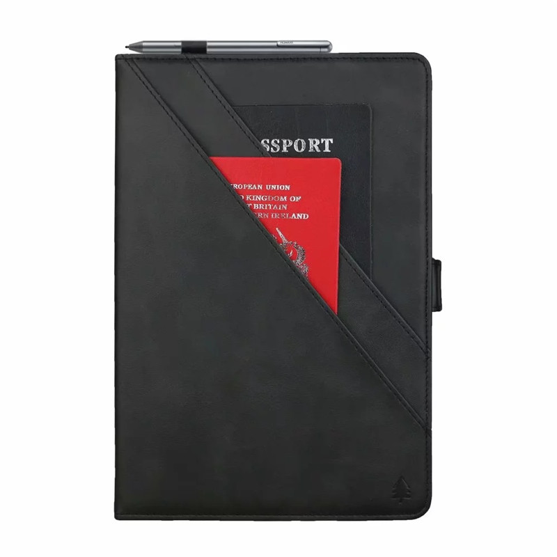 เคส Huawei MediaPad M6 10.8 inch #เคสฝาพับหนัง PU ช่องเสียบการ์ดภายนอกและภายใน Flip Card Slots Stand Leather