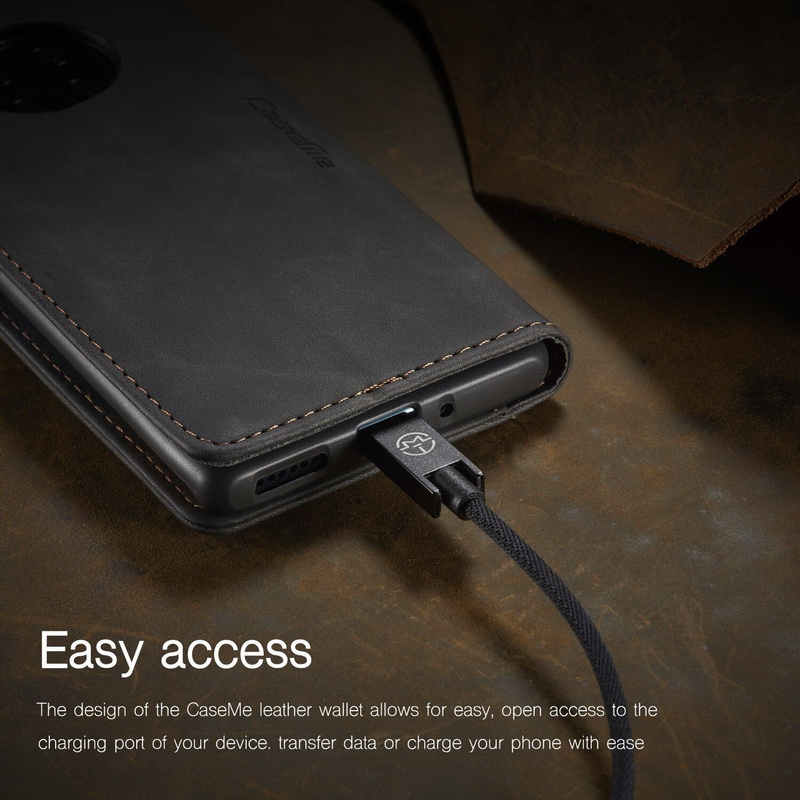 Case Huawei Mate 30 Pro #เคสฝาพับหนังกระเป๋าสตางค์ CASEME Auto-absorbed Leather Wallet