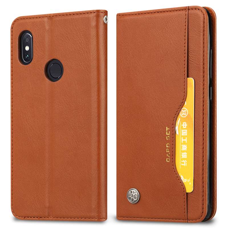 Case Xiaomi Redmi Note 5 #เคสฝาพับแบบกระเป๋าสตางค์หนัง PU มีช่องเสียบบัตรคุณภาพดีราคาถูก