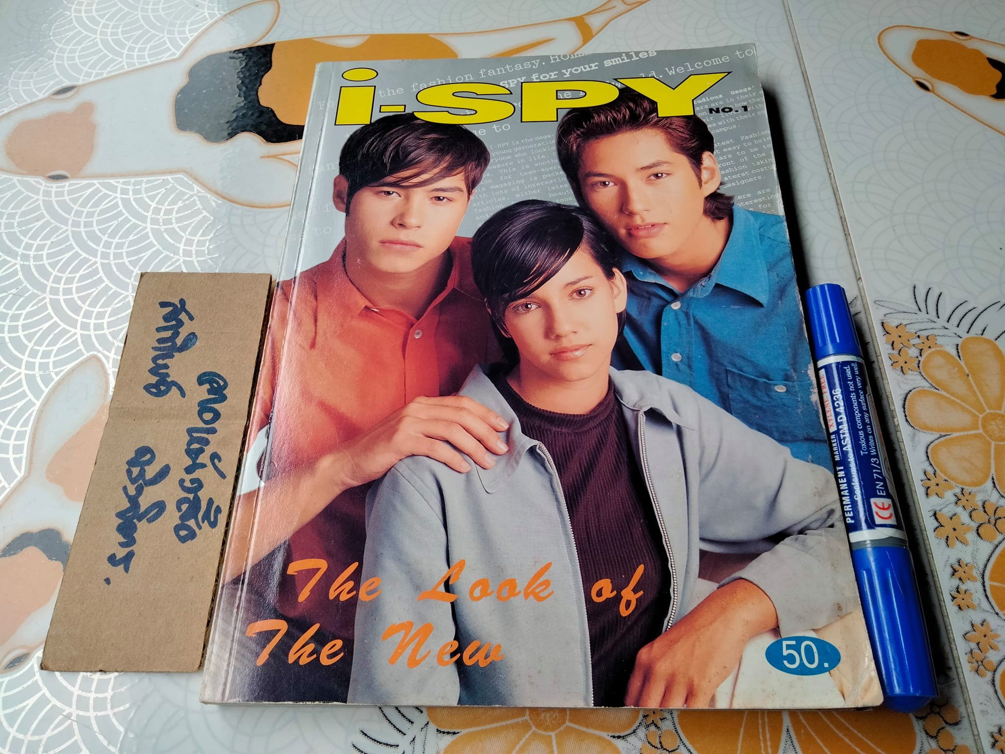 นิตยสาร I-Spy ฉบับปฐมฤกษ์ (Vol.1 No.1 กรกฎาคม 2539) หน้าปก JASON YOUNG , MARISA , PETER CORP DYRENDEL **สินค้าหมด**