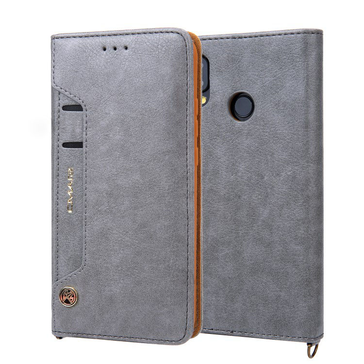 Case Huawei P20 Lite / Nova 3e #เคสฝาพับ CMAI2 PU Leather Card คุณภาพดี