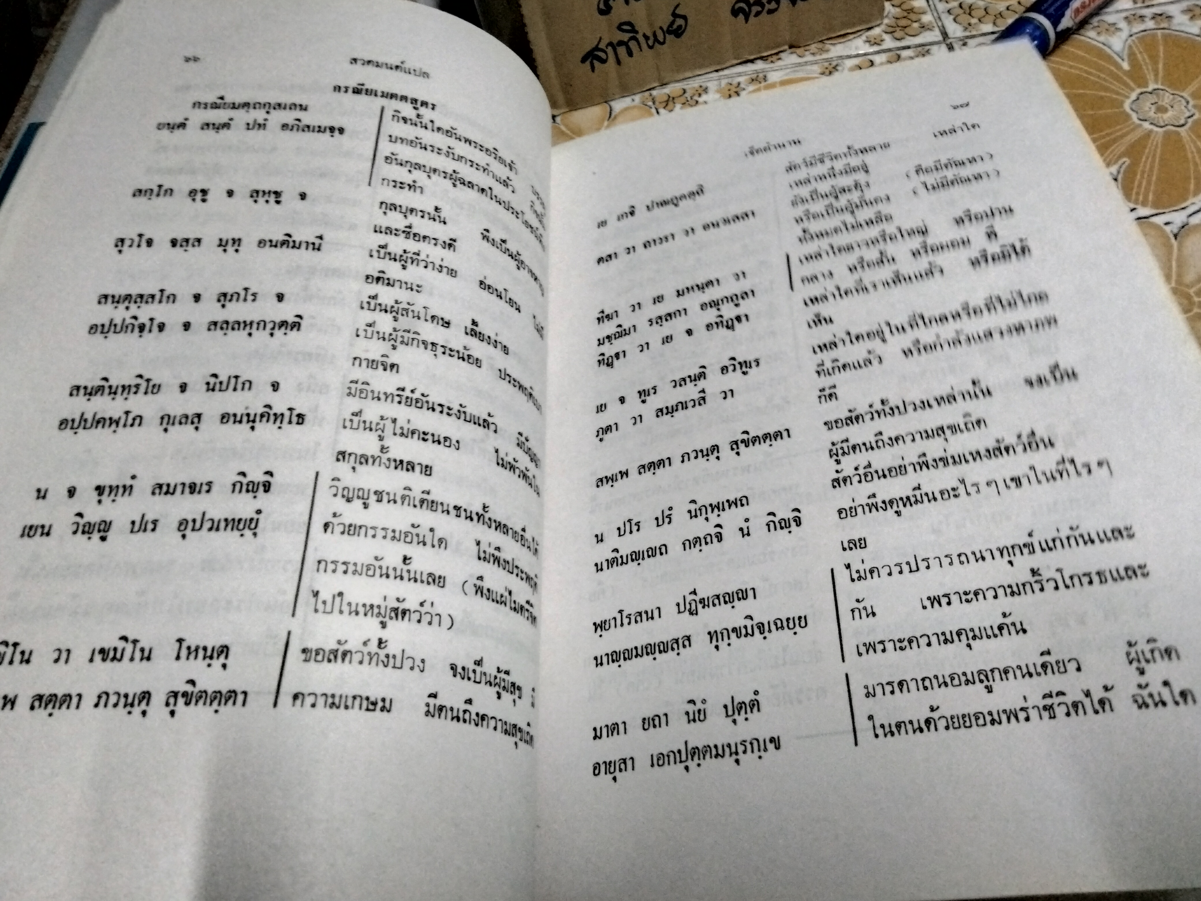 สวดมนต์แปล พระศาสนโศภน วัดมกุฏกษัตริยาราม กรรมการมหามกุฏราชวิทยาลัย รวบรวมและแปล (ปกแข็ง)