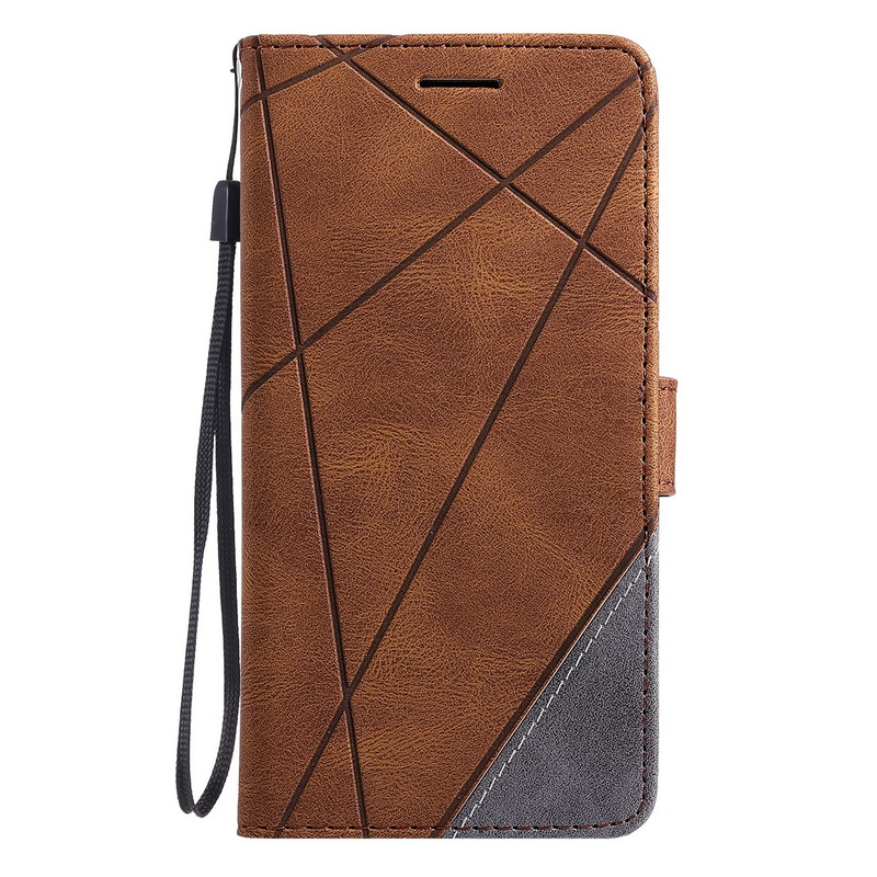 เคส Xiaomi Mi Note 10 Pro #เคสฝาพับหนัง PU มีช่องเสียบบัตรอื่นๆในตัว Geometric Pattern Leather Card Holder Protective