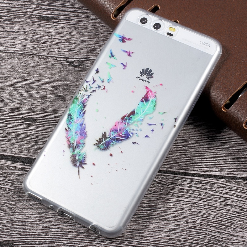 เคส Huawei P10 Plus #เคสฝาหลังแบบ TPU ใสพิมพ์ลายทันสมัย