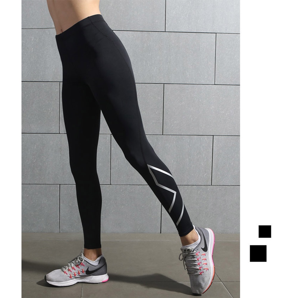 กางเกงวิ่งรัดกล้ามเนื้อผู้หญิง สำหรับวิ่ง ฟิตเนส เล่นโยคะ EVS Women Compression (G18)