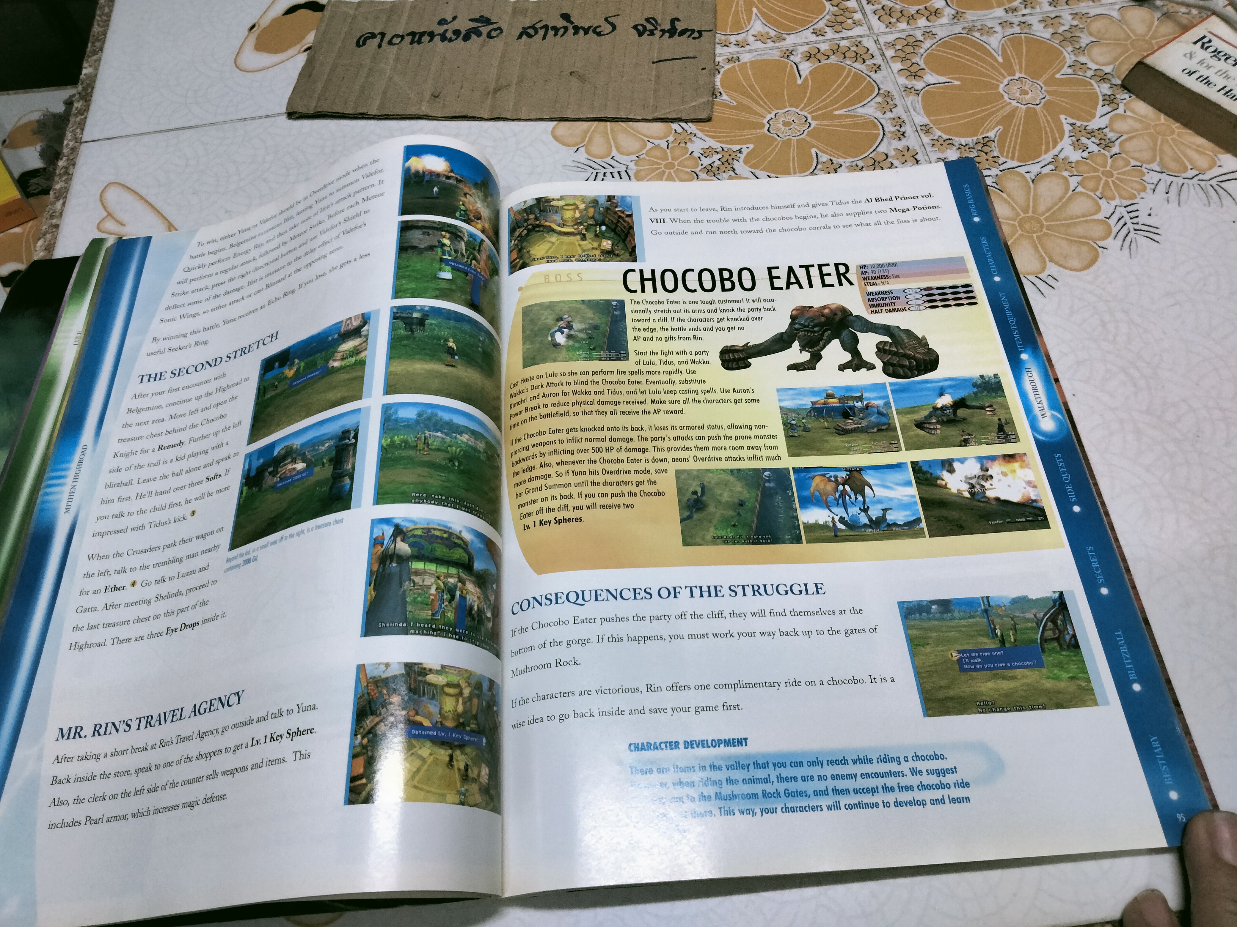 Final Fantasy X Official Strategy Guide ฉบับภาษาอังกฤษ **สินค้าหมด**