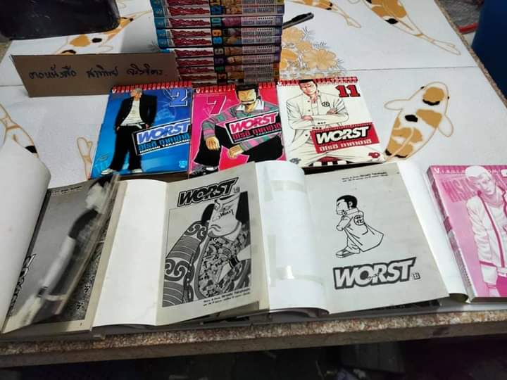 WORST เวอร์ส มีแค่ 1-29 ( ชุดเต็มมี 33 เล่มจบ) หนังสือบ้าน มีตำหนิบ้าง