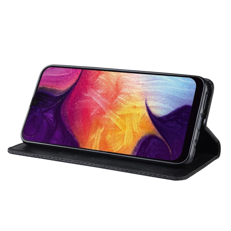เคส Galaxy Note 10 #เคสฝาพับปกหนังสไตล์วินเทจดูดซับอัตโนมัติแบบกระเป๋าสตางค์