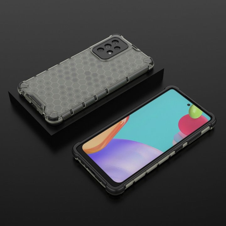 เคส Samsung Galaxy A53 5G #เคสฝาหลังกันกระแทก Honeycomb Shock Absorber TPU + PC + Silicone Hybrid