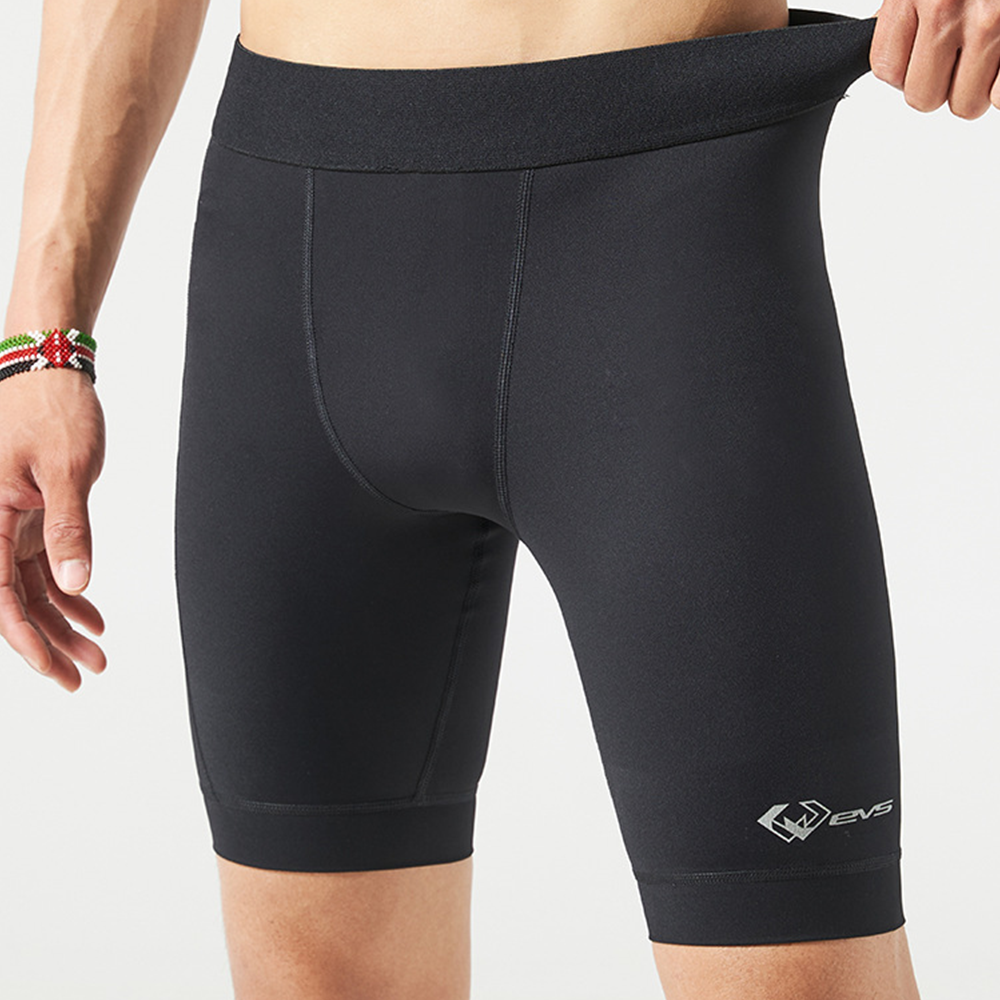 กางเกงรัดกล้ามเนื้อขาสั้น กางเกงรัดรูปขาสั้น EVS Man Running Pants Shorts Compression มีกระเป๋าใส่ของ (F47)