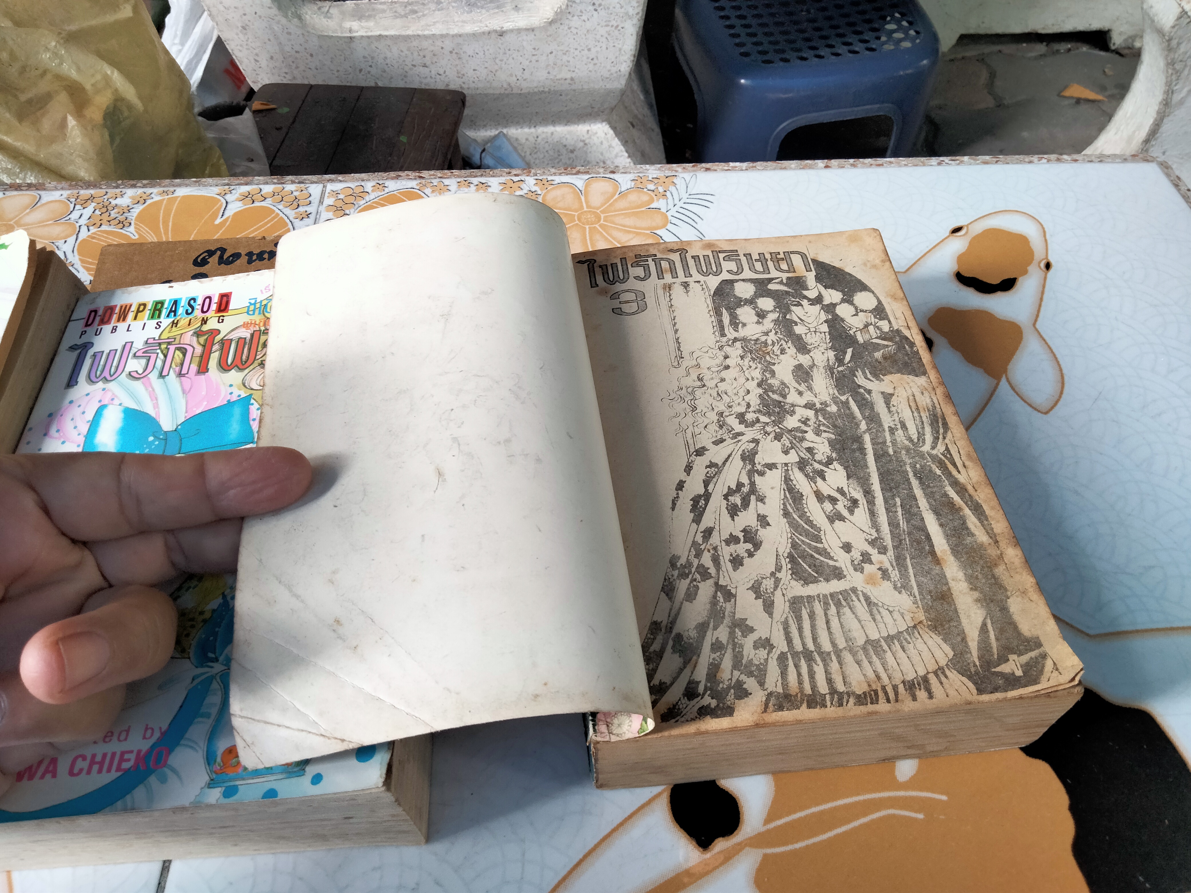 หนังสือการ์ตูน ไฟรักไฟริษยา (3 เล่มจบ) - ชิเอโกะ โฮโซกาว่า (ผู้เขียนคำสาปฟาโรห์) **สินค้าหมด**